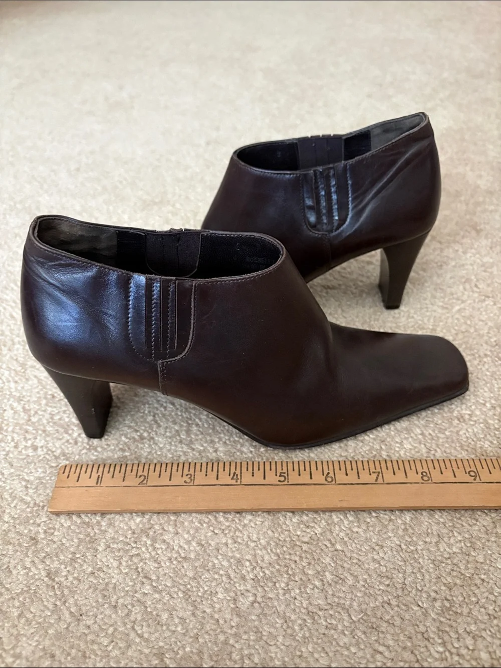 Coach Vintage Brown Ankle Booties